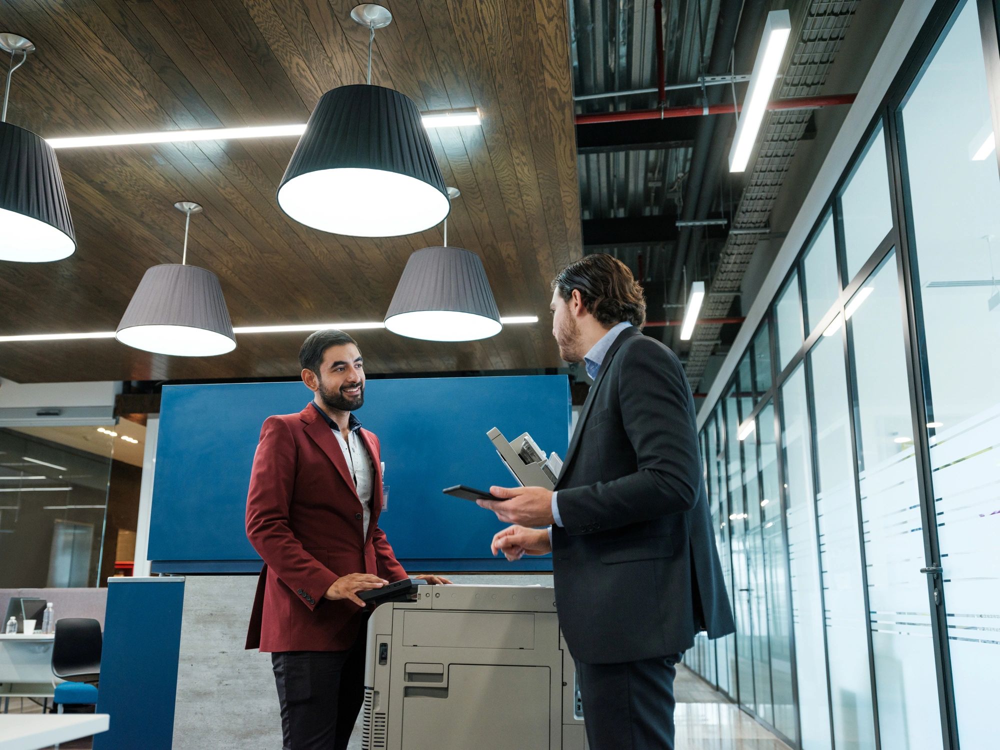 Professional legal consultation in an office setting