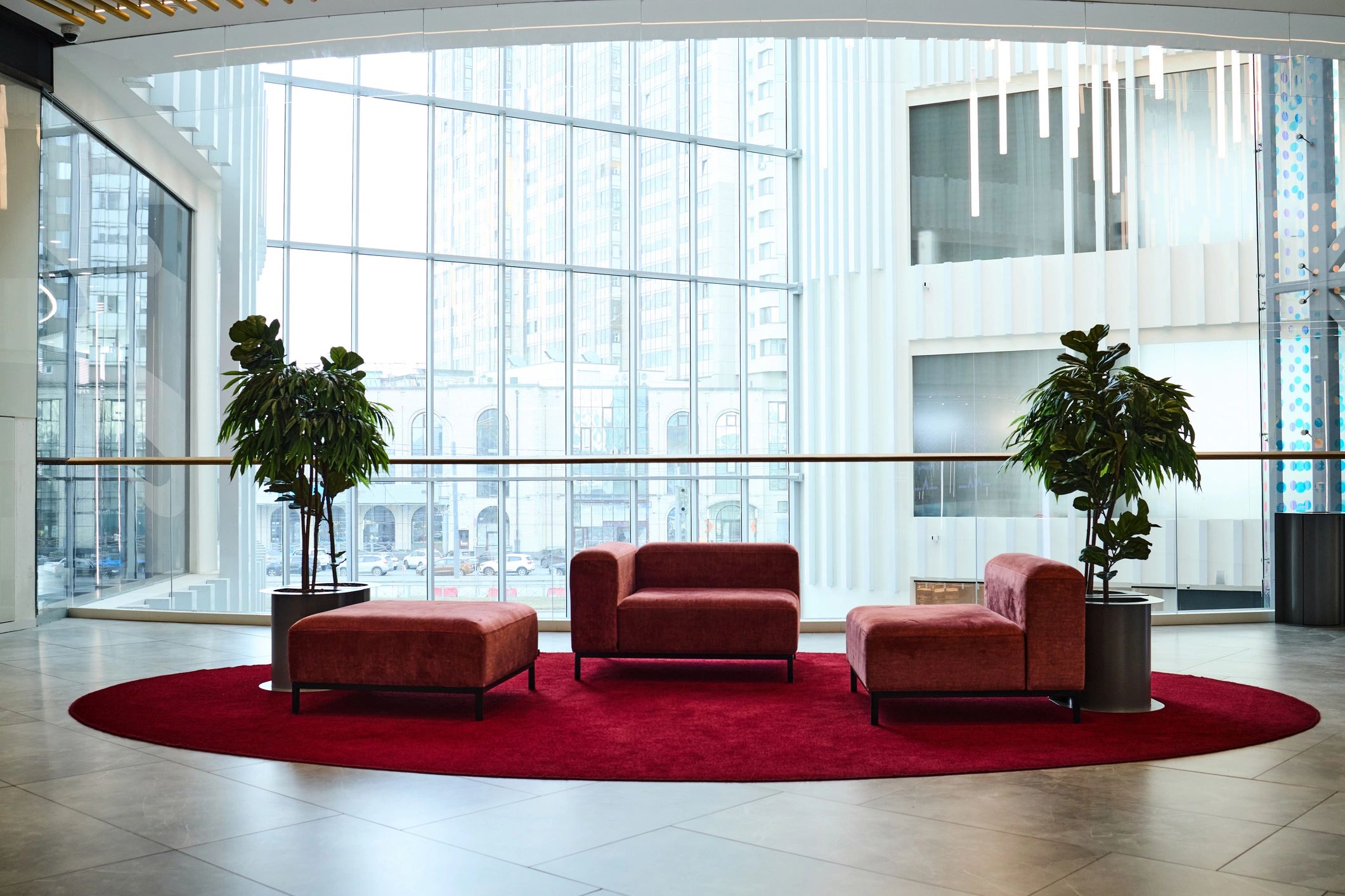 Professional law firm office lobby